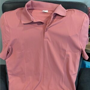 Salmon Men’s Medium Polo Shirt - NEW